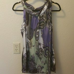 **SOLD**Beautiful silk top size large